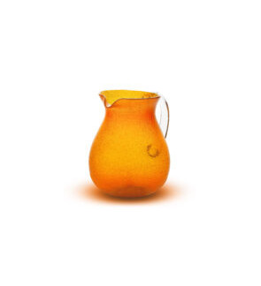 Memento: Cruche en verre soufflé 1,6L Mandarine