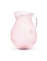 Memento: Cruche en verre soufflé 1,6L Rose
