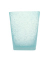 Memento: Gobelet à eau en verre soufflé 30cl Light blue