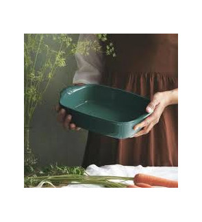 Emile Henry: cederkleurige ovenschaal  4L